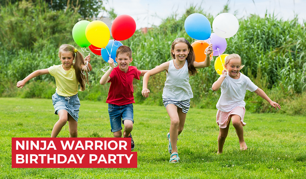 Ninja warrior backyard birthday party