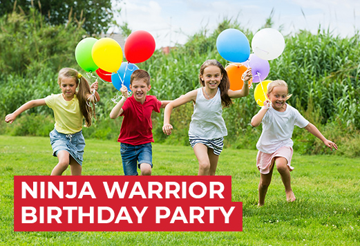 Ninja warrior backyard birthday party