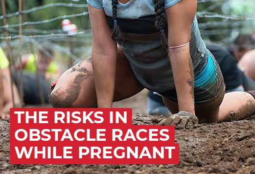Run an obstacle race while pregnant